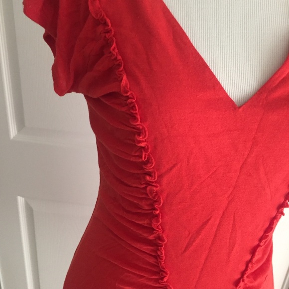 Diane Von Furstenberg Red Dress 4 - Picture 2 of 7